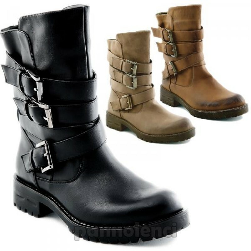 bottines biker
